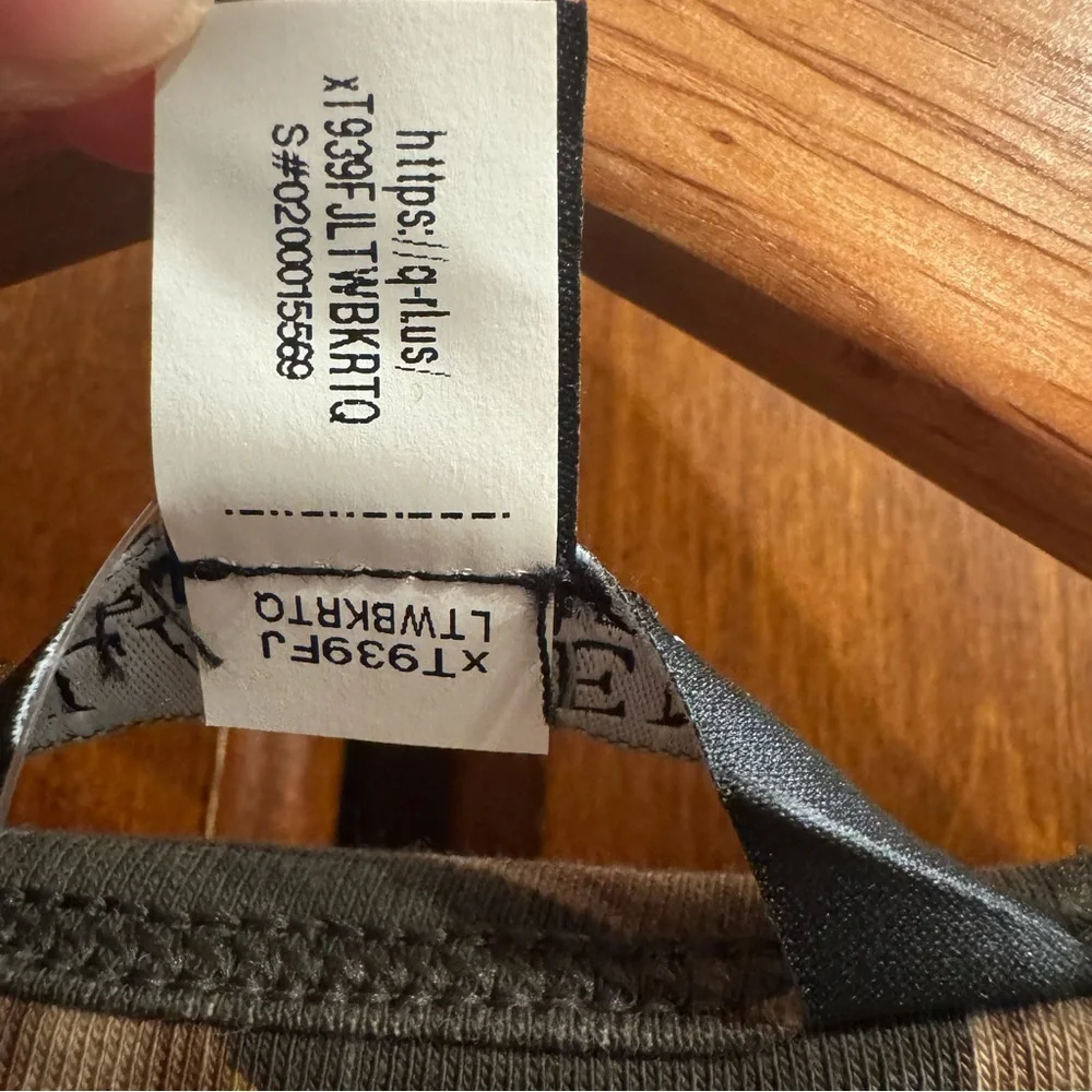 NWT LAUREN RALPH LAUREN Belting-Print Long-Sleeve Cotton Tee Size PM - Picture 7 of 13